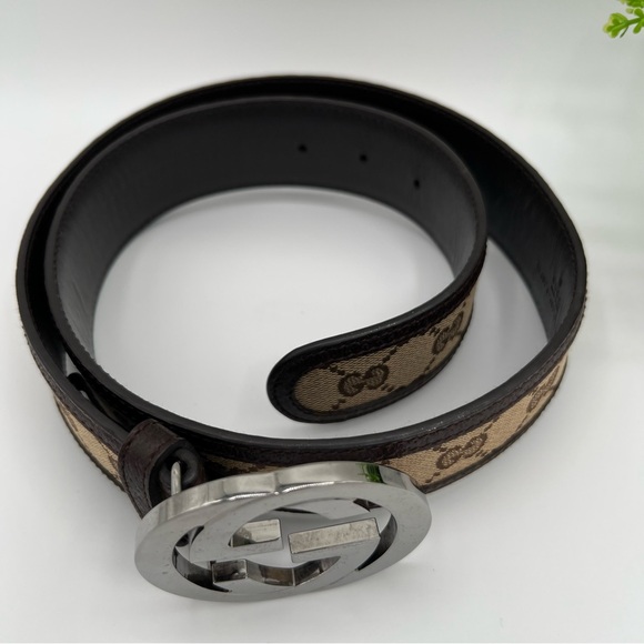 Authentic Gucci belt SizeM/L - Picture 6 of 12